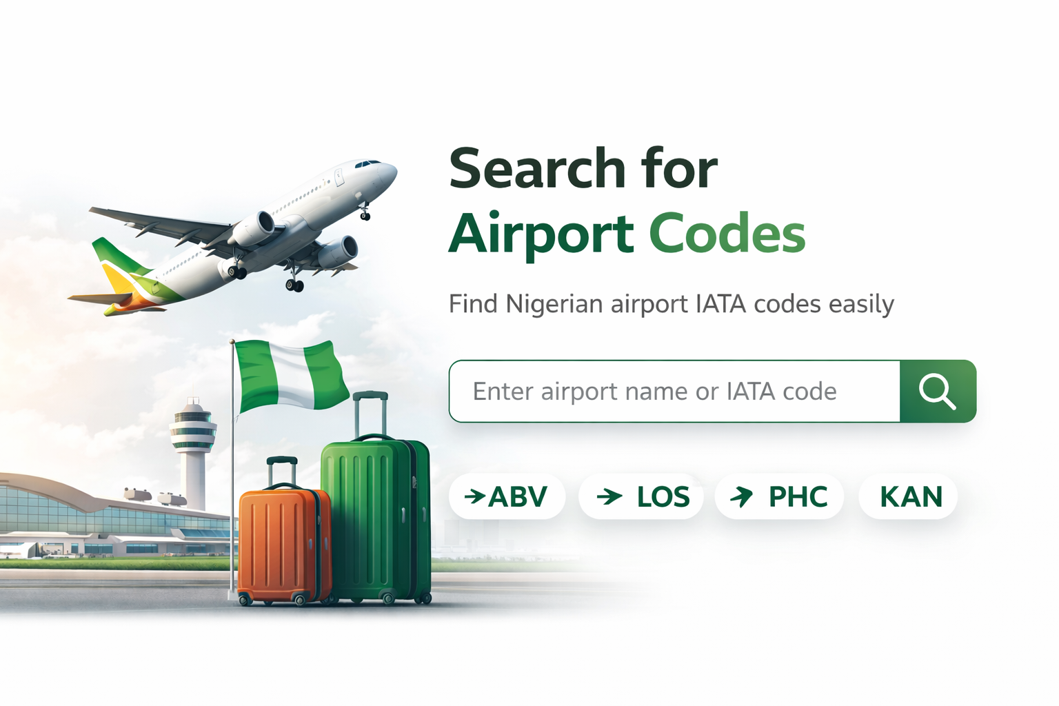 Search for Airport Codes​